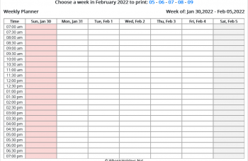 Free Printable Appointment Calendar 2022 2022 Calendar Printable | Whenisholidays.net